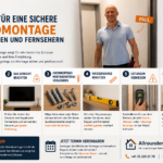 6 Tipps für eine sichere Wandmontage von Regalen und Fernsehern